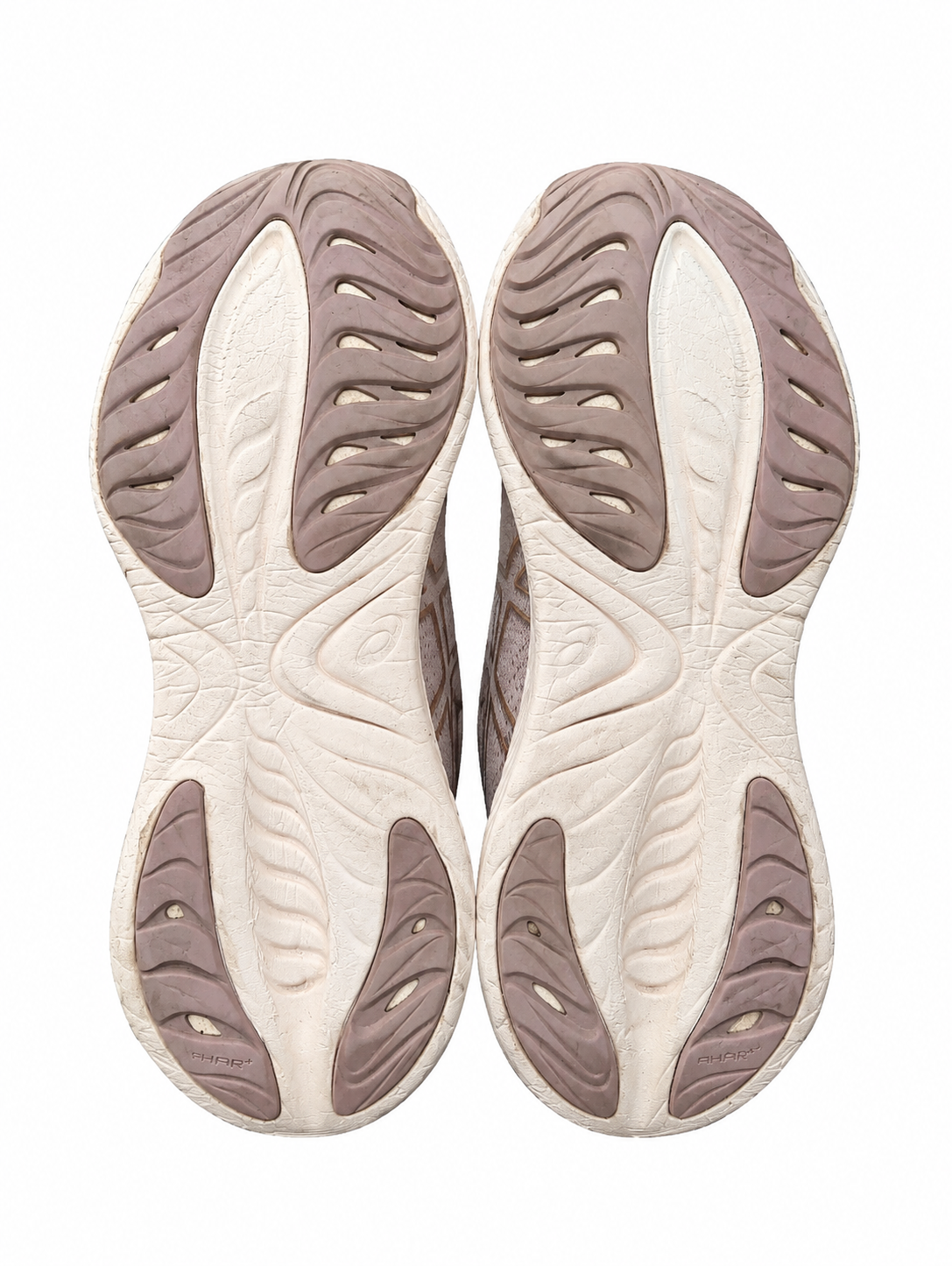 ASICS Beige Pink Running Shoes