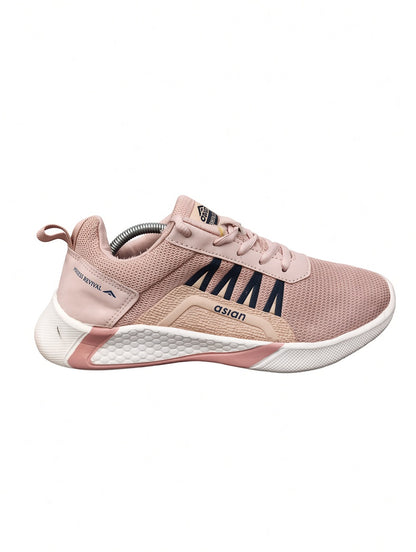 Asian Pink Mesh Sneakers