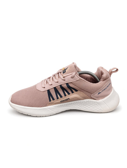 Asian Pink Mesh Sneakers