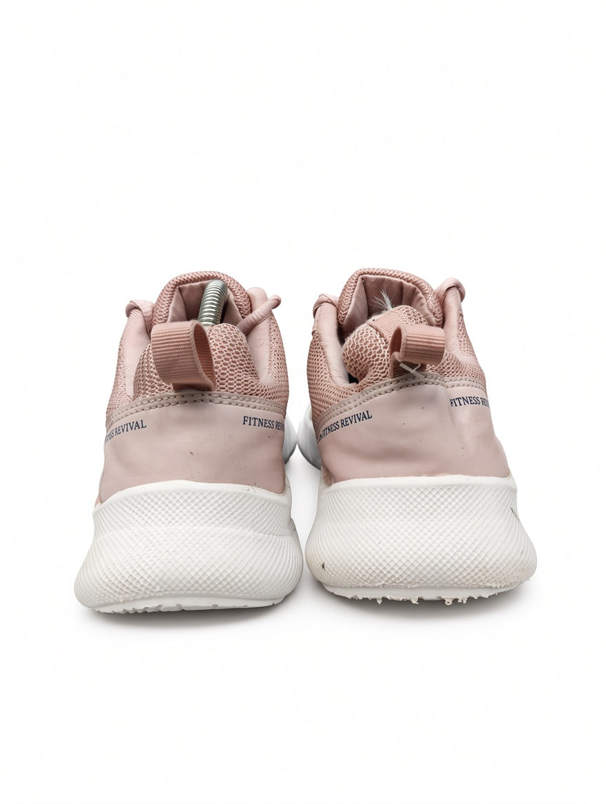 Asian Pink Mesh Sneakers