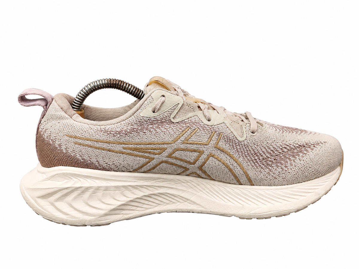 ASICS Beige Pink Running Shoes
