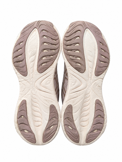 ASICS Beige Pink Running Shoes