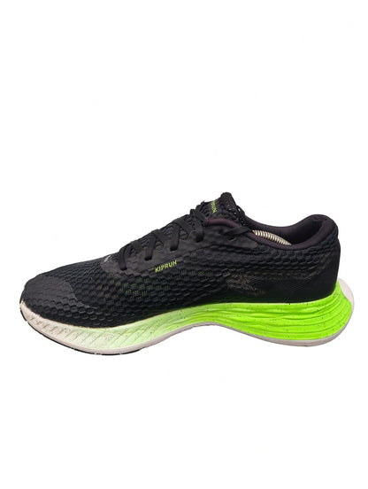 KIPRUN 500 Running Shoes – Black/Neon Green