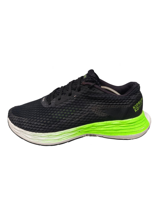 KIPRUN 500 Running Shoes – Black/Neon Green
