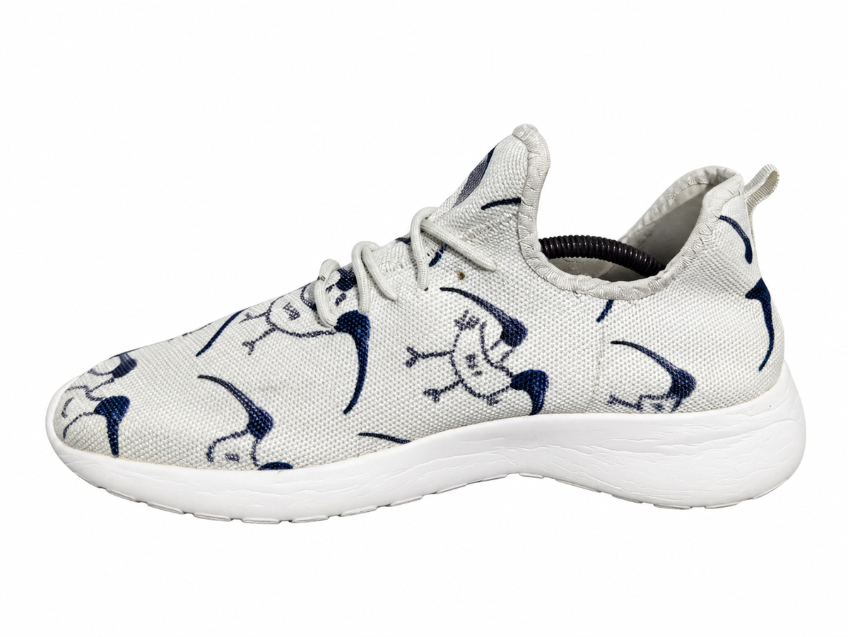 Printed Lightweight Slip-On Sneakers