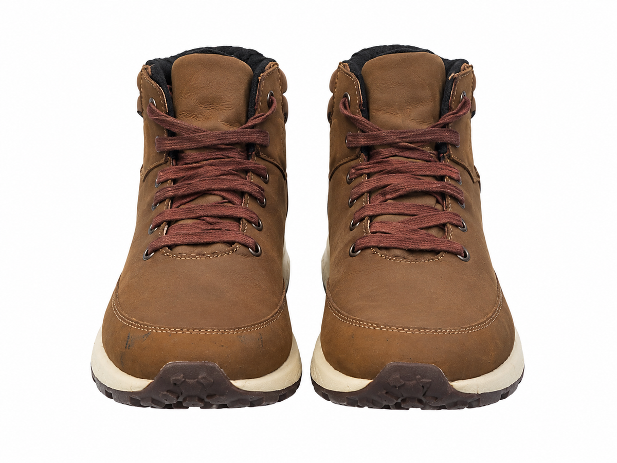 Brown Leather Hiking Boot