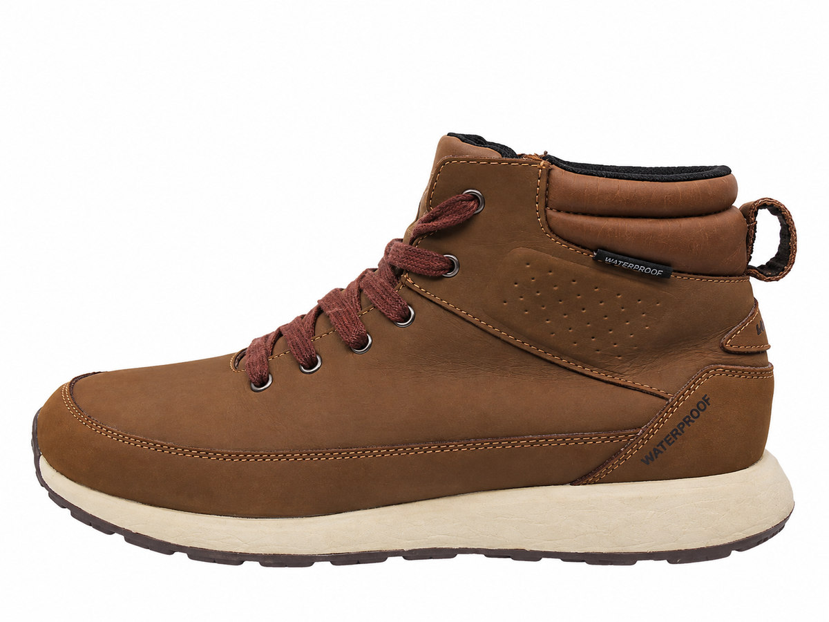 Brown Leather Hiking Boot