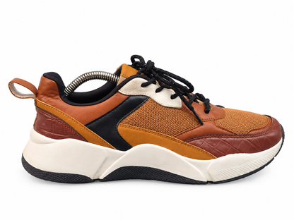 Brown & Black Chunky Casual Sneakers