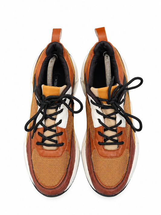 Brown & Black Chunky Casual Sneakers