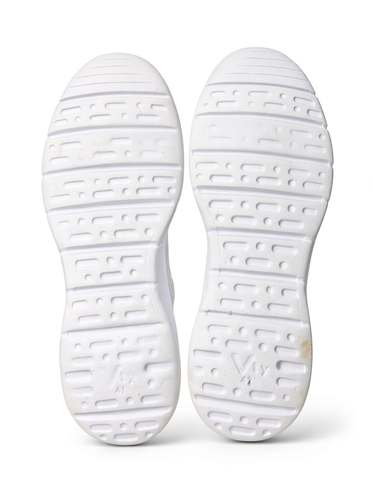 White Leather Panelled Low-Top Sneakers