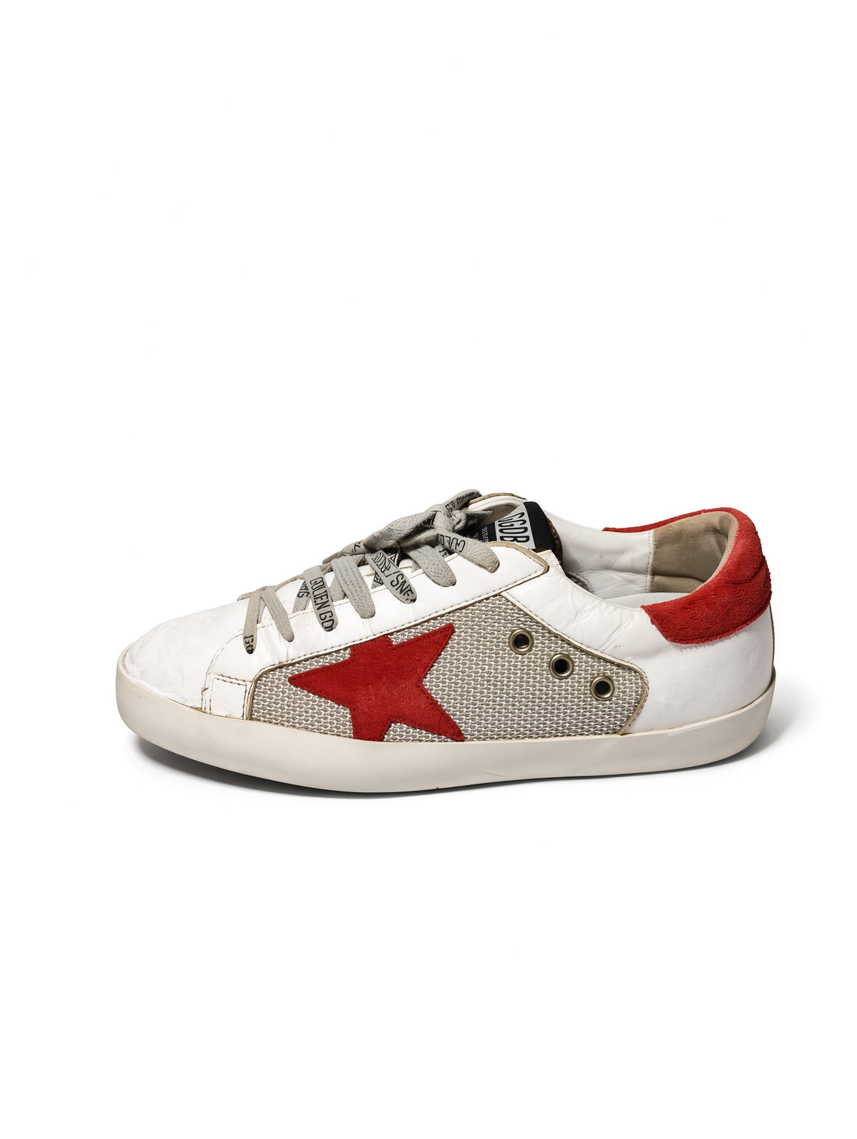 Golden Goose Super-Star with Mesh Panels