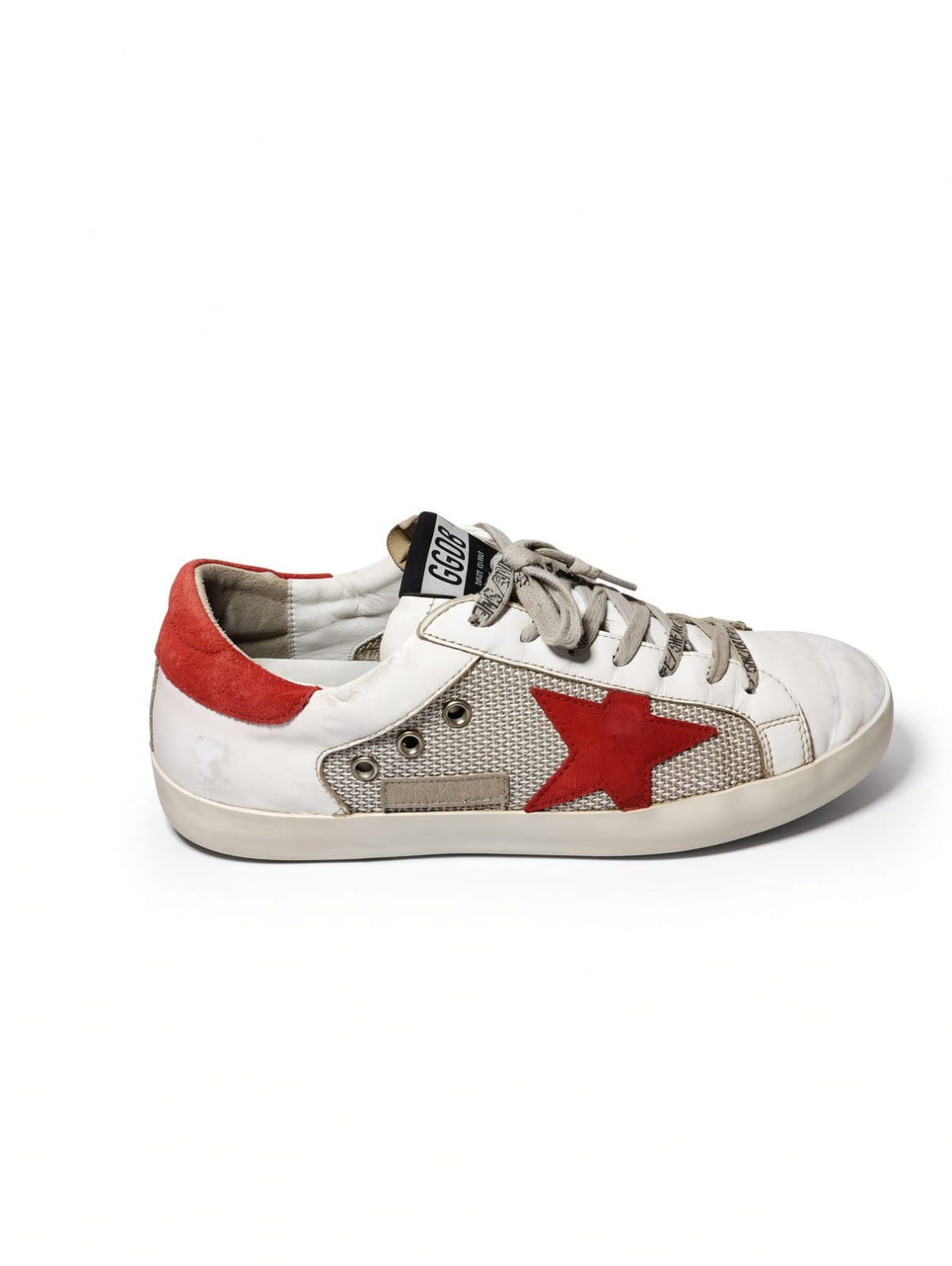 Golden Goose Super-Star with Mesh Panels