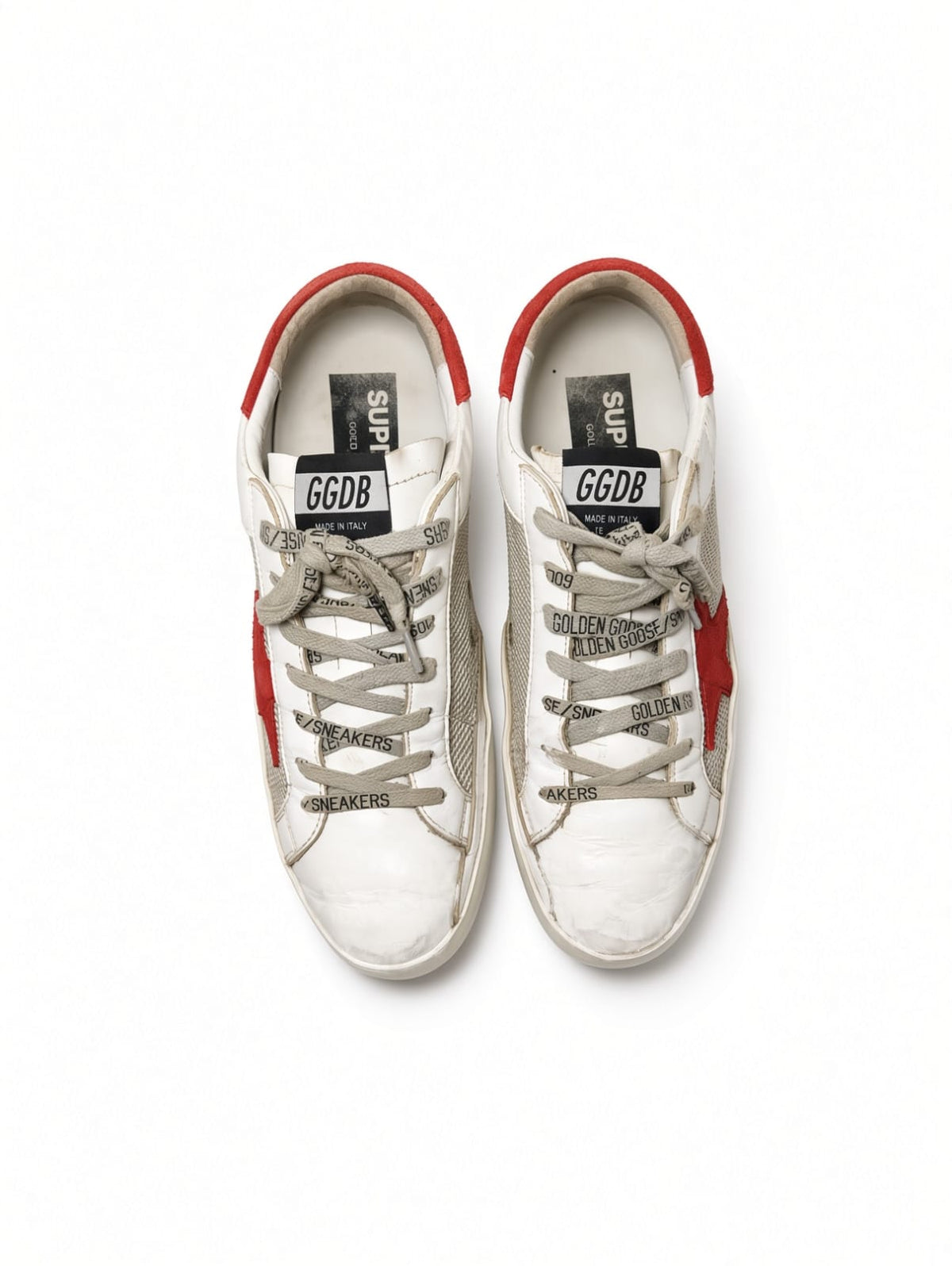 Golden Goose Super-Star with Mesh Panels