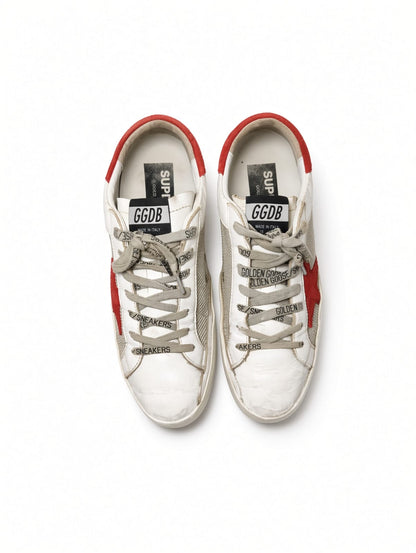 Golden Goose Super-Star with Mesh Panels