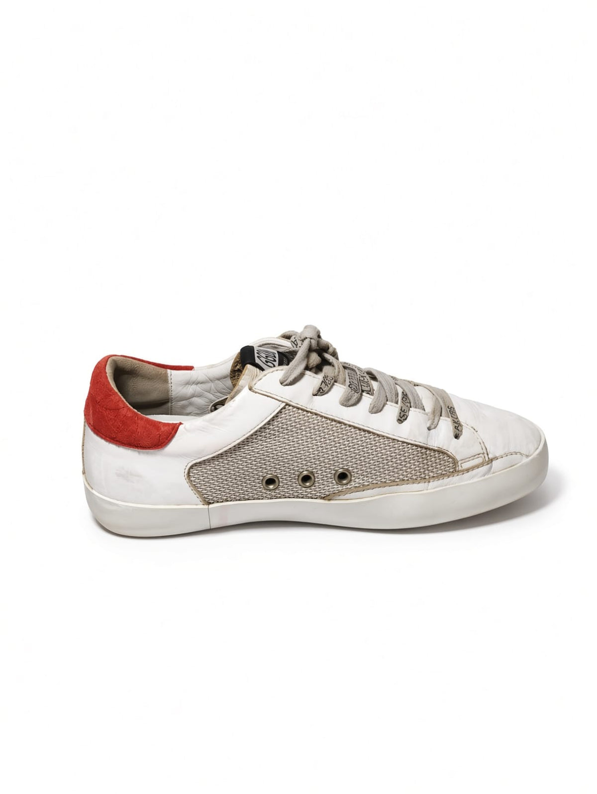 Golden Goose Super-Star with Mesh Panels