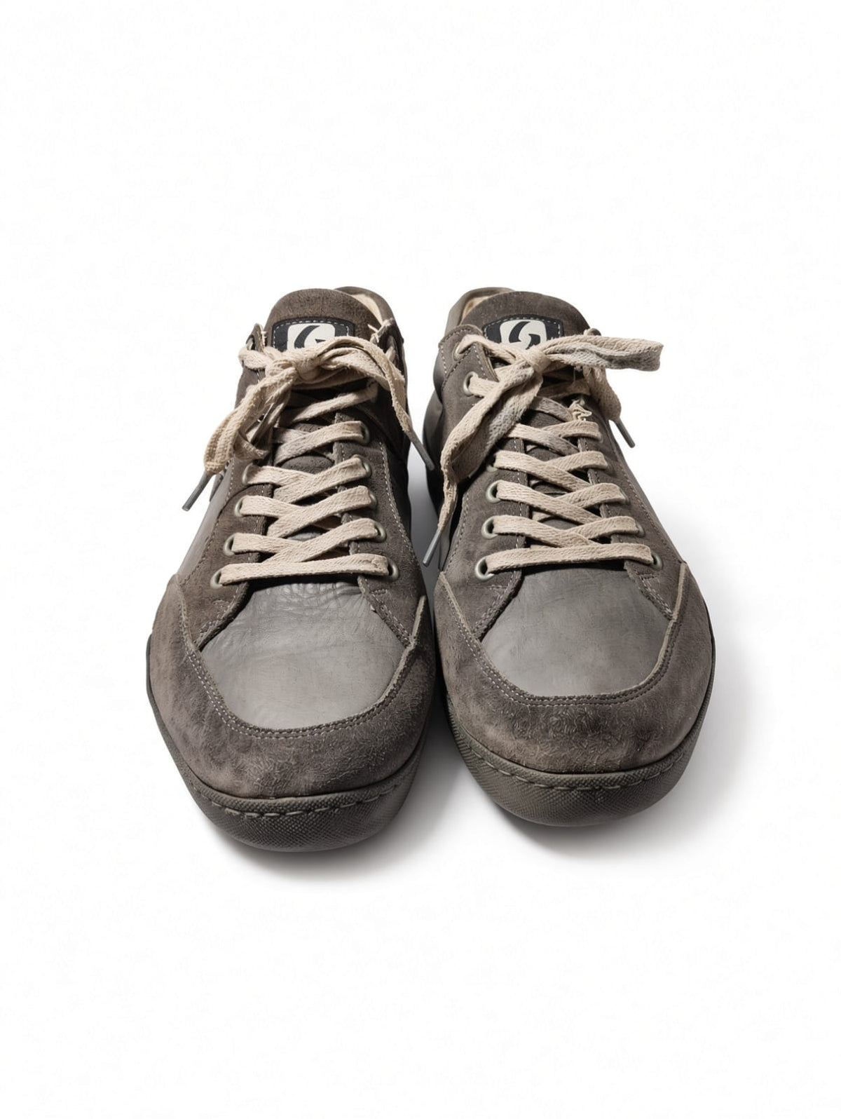 Serafini Leather & Suede Low-Top Sneaker