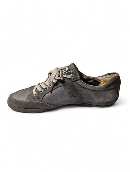 Serafini Leather & Suede Low-Top Sneaker