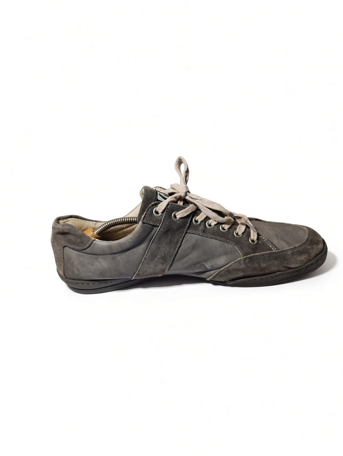 Serafini Leather & Suede Low-Top Sneaker