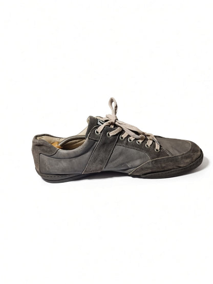 Serafini Leather & Suede Low-Top Sneaker