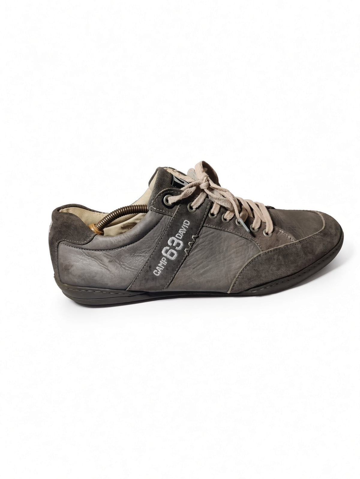 Serafini Leather & Suede Low-Top Sneaker