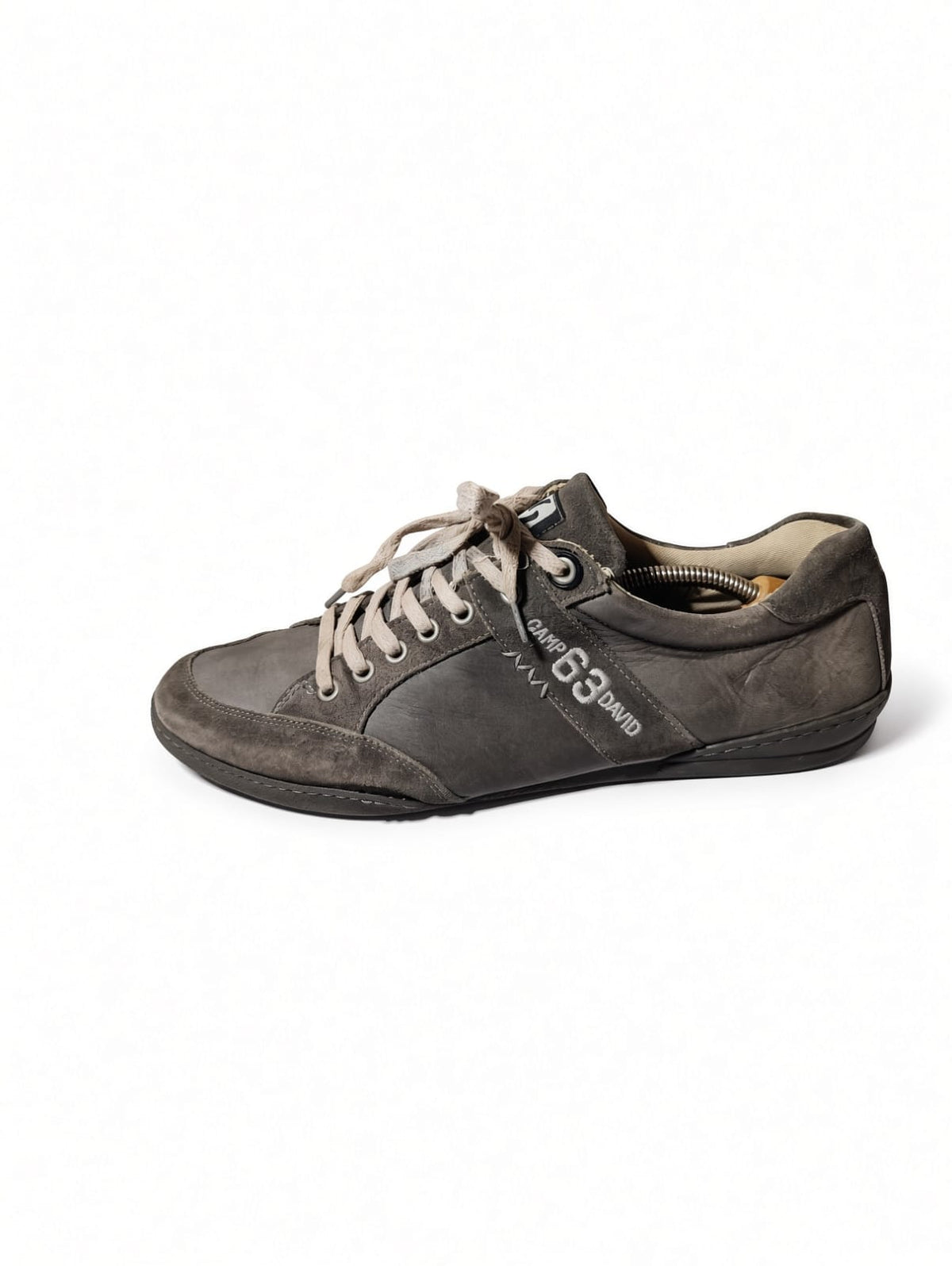 Serafini Leather & Suede Low-Top Sneaker