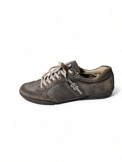 Serafini Leather & Suede Low-Top Sneaker