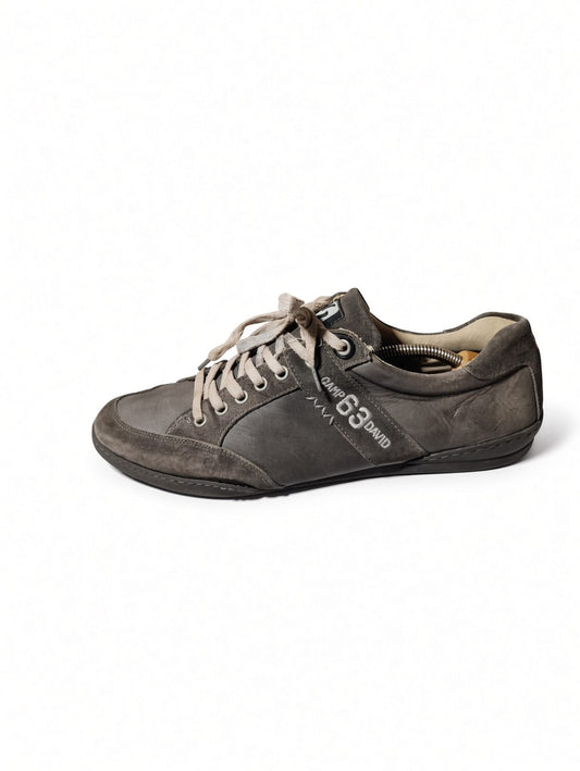 Serafini Leather & Suede Low-Top Sneaker