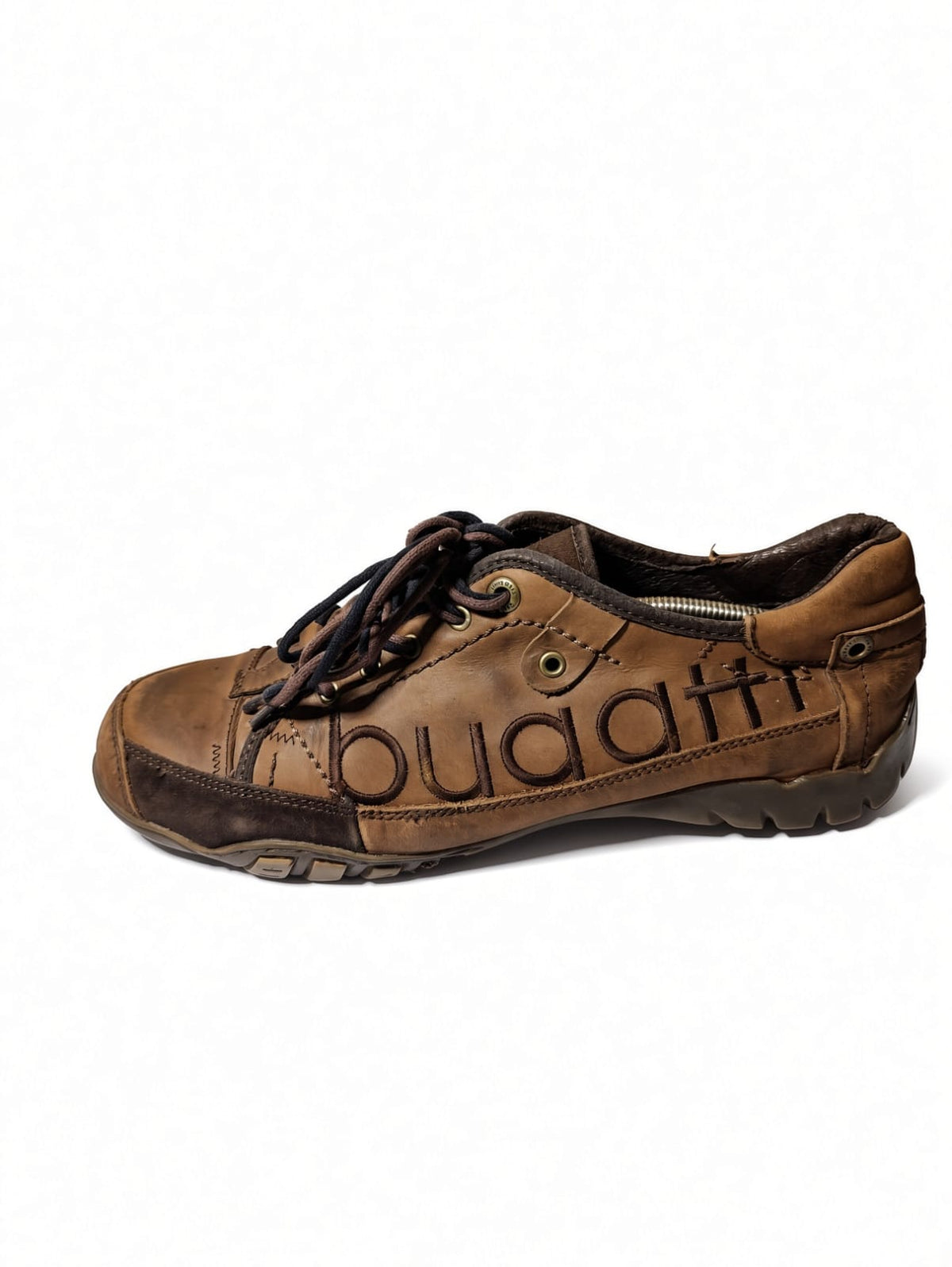 Bugatti Men's Brown Leather Casual Lace-Up