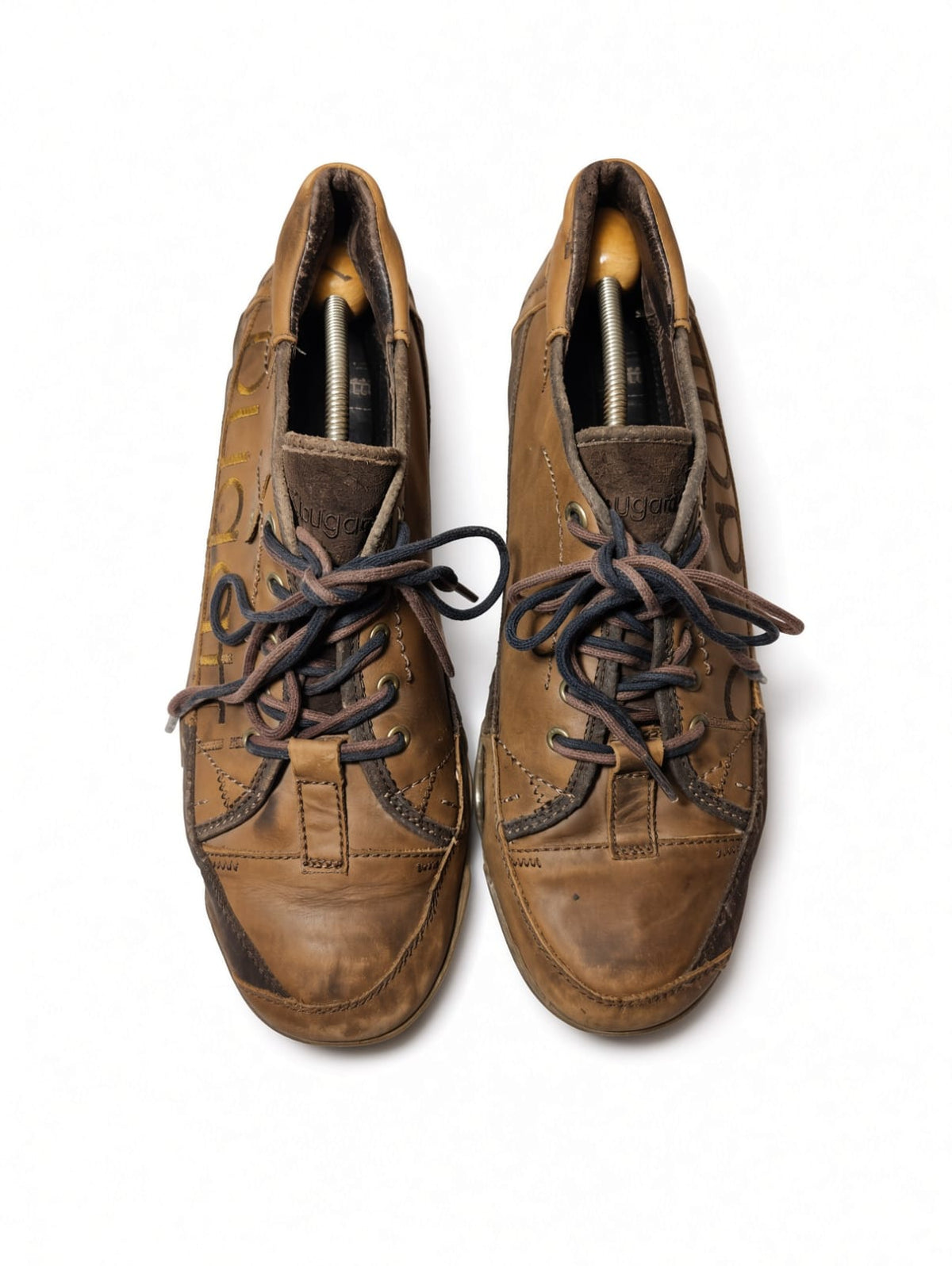 Bugatti Men's Brown Leather Casual Lace-Up