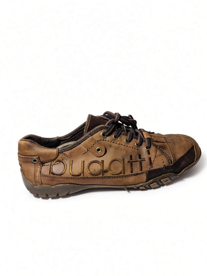 Bugatti Men's Brown Leather Casual Lace-Up