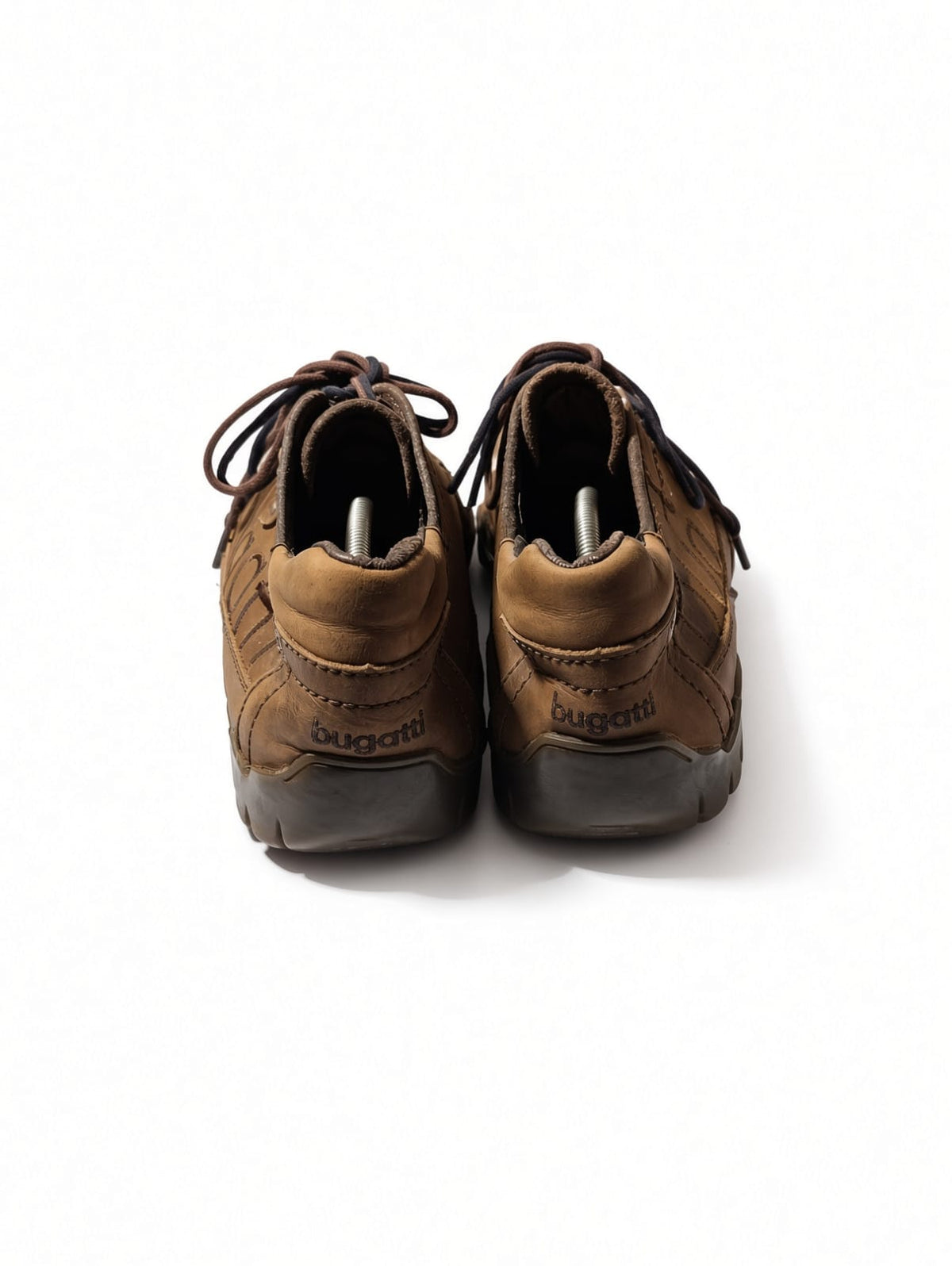 Bugatti Men's Brown Leather Casual Lace-Up