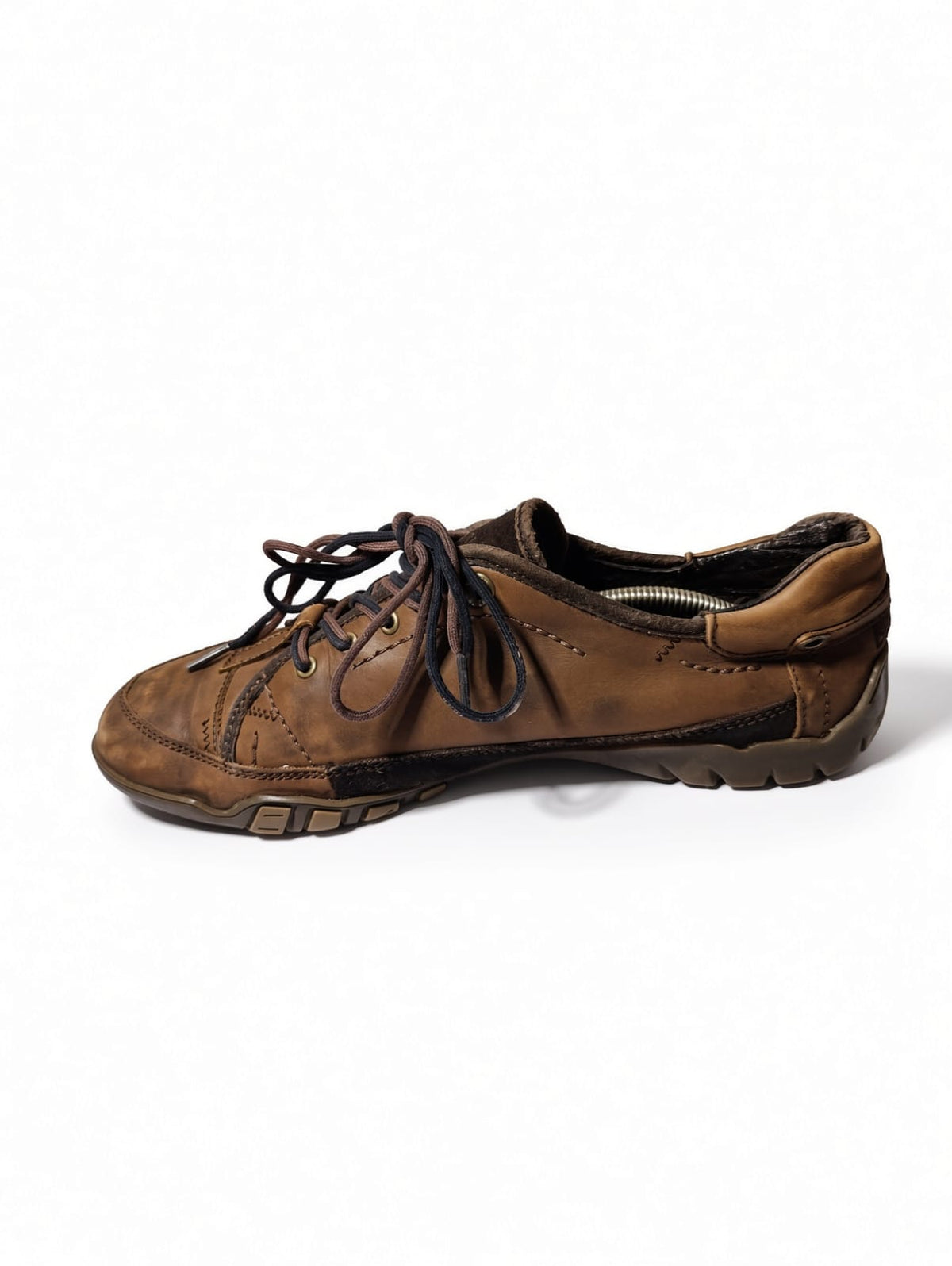 Bugatti Men's Brown Leather Casual Lace-Up
