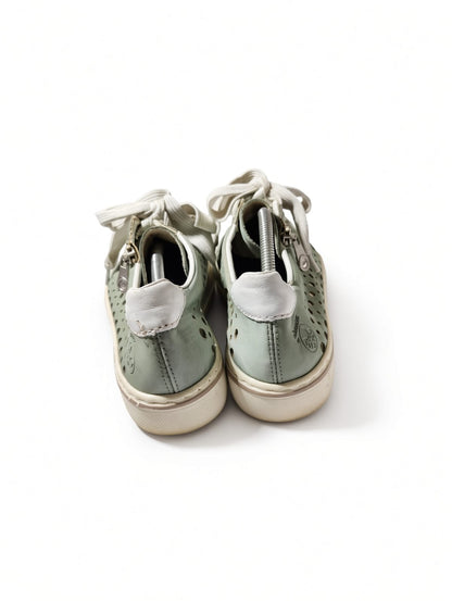 Rieker Women's Perforated Side Zip Sneaker