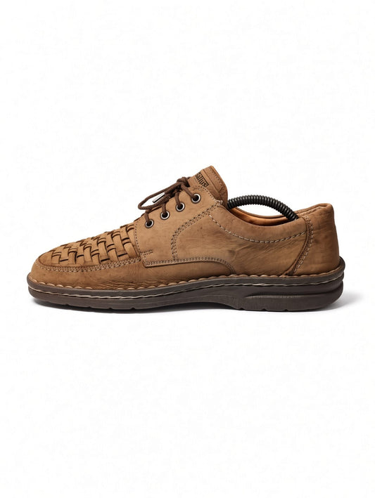 Gallus Woven Leather Casual Comfort Derby