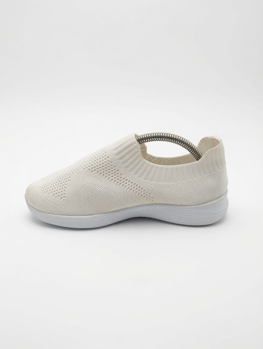 Scandi Knit Slip-On Walking Sneakers