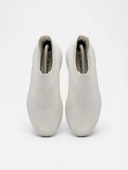 Scandi Knit Slip-On Walking Sneakers