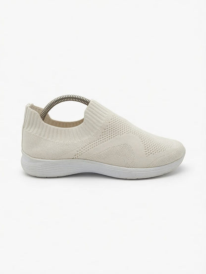 Scandi Knit Slip-On Walking Sneakers