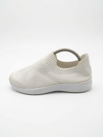 Scandi Knit Slip-On Walking Sneakers